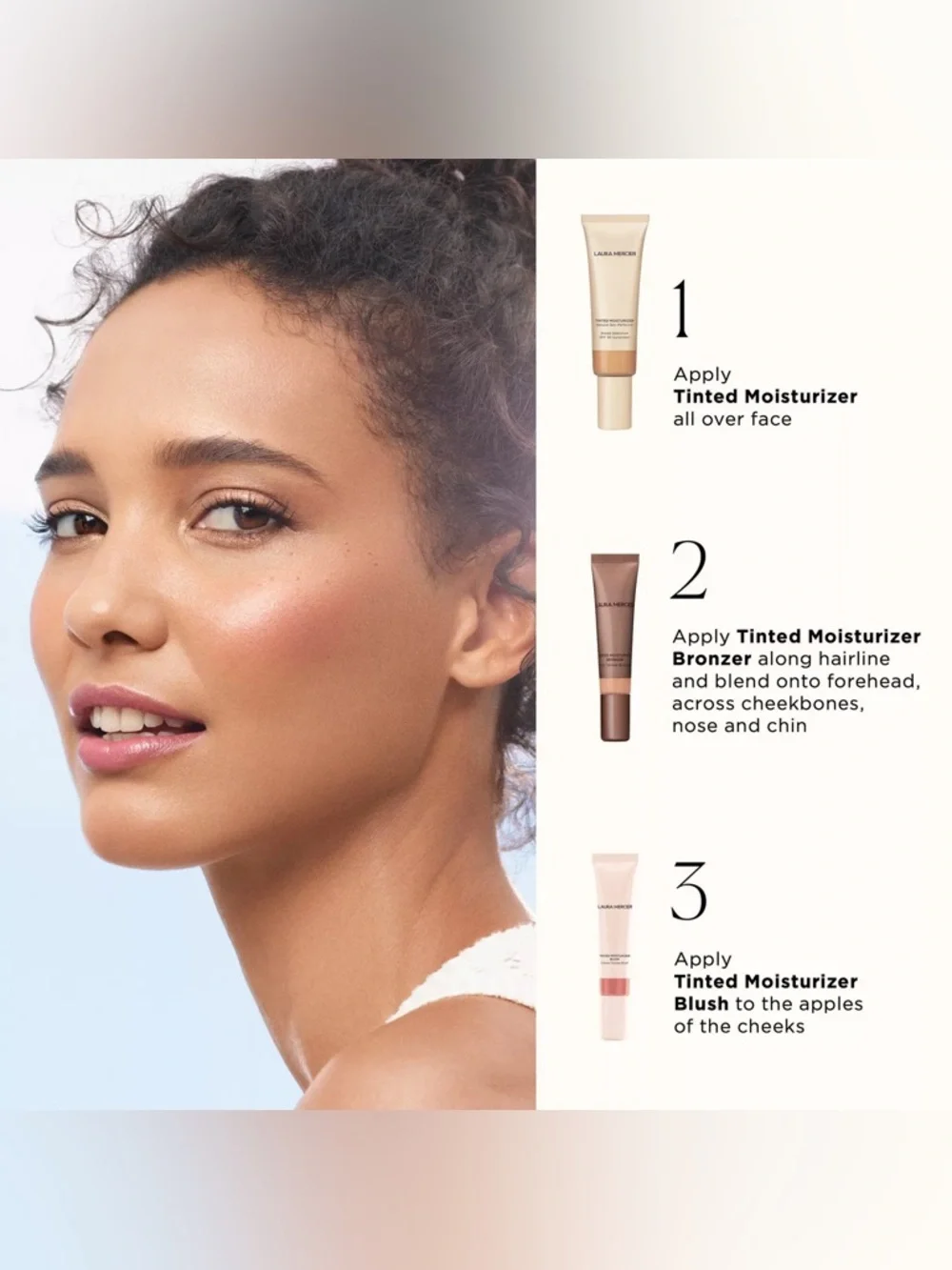 Laura Mercier 03 Sunbeam Tinted Moisturizer Bronzer .5oz